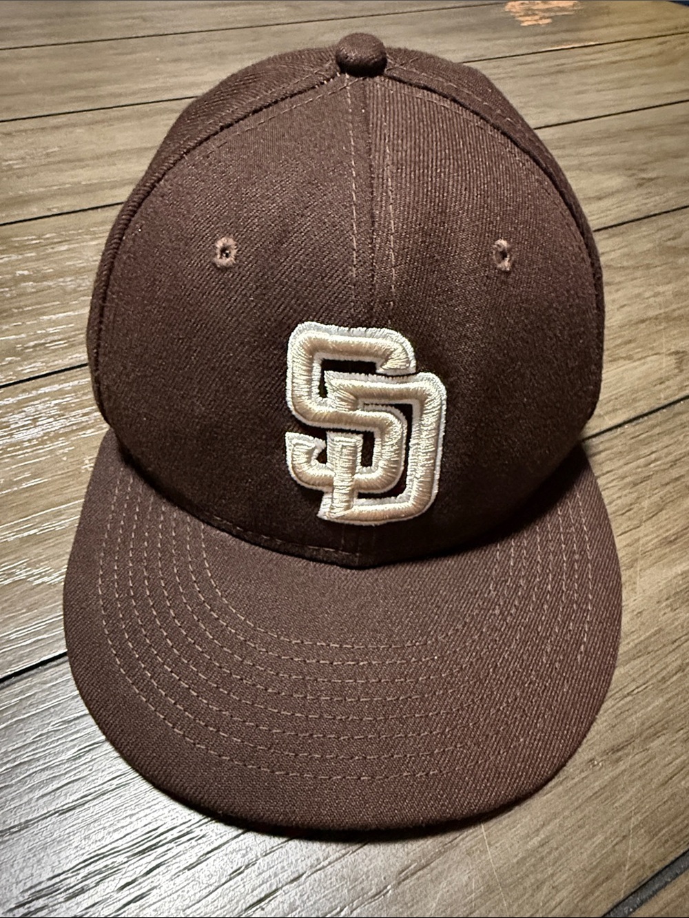 San Diego Padres New Era Authentic On-Field 59FIFTY Fitted 7 3/8 Brown Hat